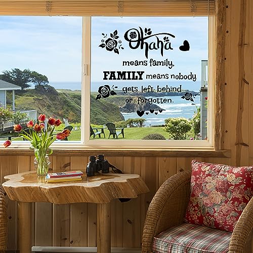 PLIGREAT Inspirational Quotes Wall Stickers Removable Peel and Stick Family Positive Word Wall Decals for Living Room Bedroom Sofa Background Photo Wall Decoration Home Indoor DIY Wall Art Decor - Image 3