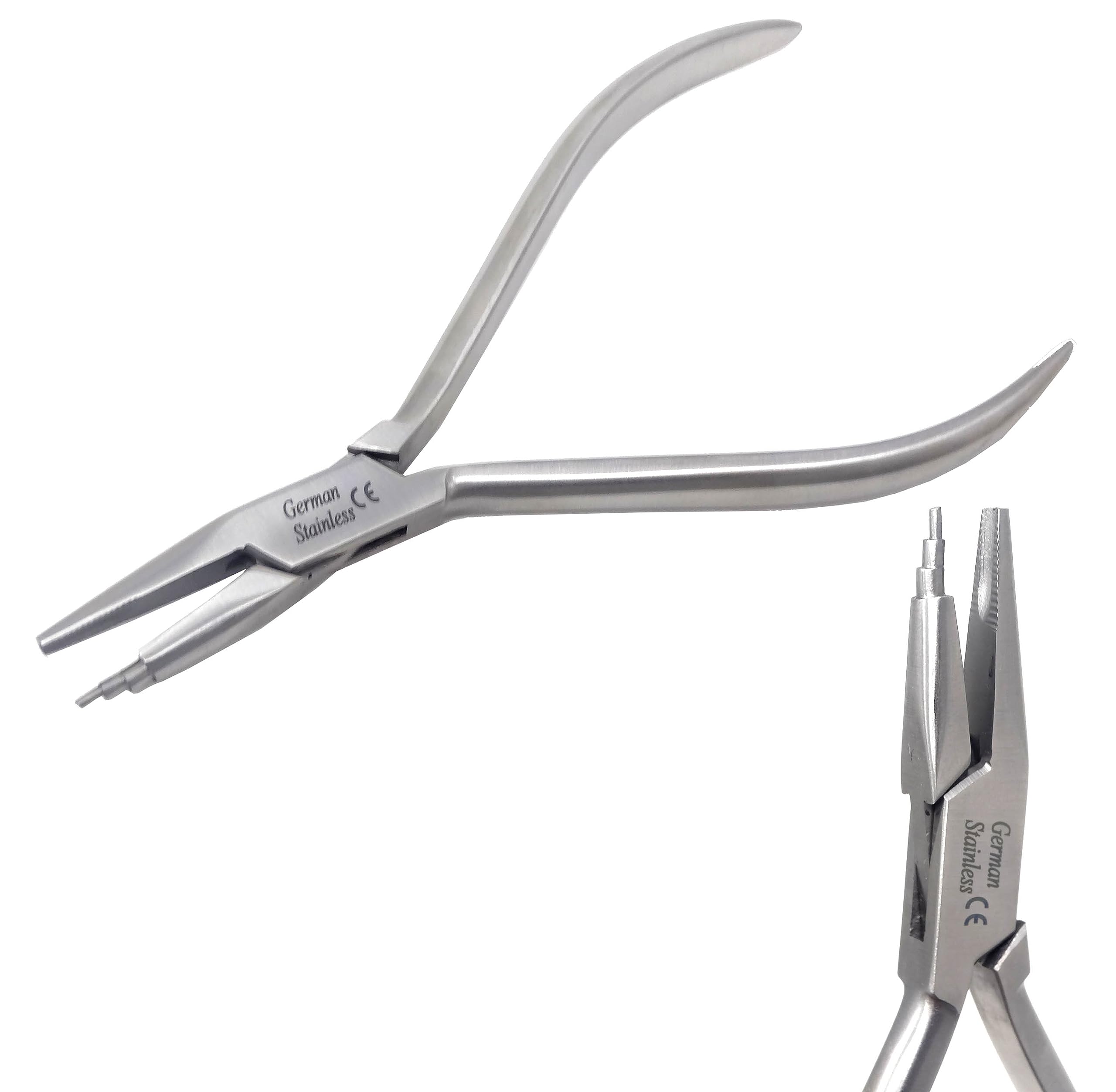 Premium German Stainless Orthodontic Dental Forming Wire Bending Pliers (Tweed Loop)