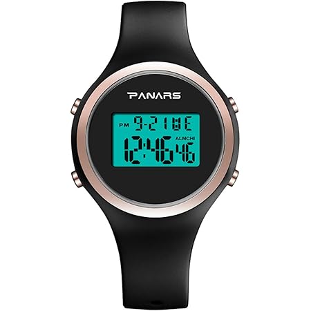 Amazon デジタル 腕時計 レディース ガールズ時計 学生ストップウォッチ Led バックライト 夜光インデックス 50m防水 薄型ファッション おしゃれ カジュアル おしゃれ 目覚まし時計 時報 曜日 誕生日 クリスマス バレンタインデー バラック レディース腕時計 腕時計