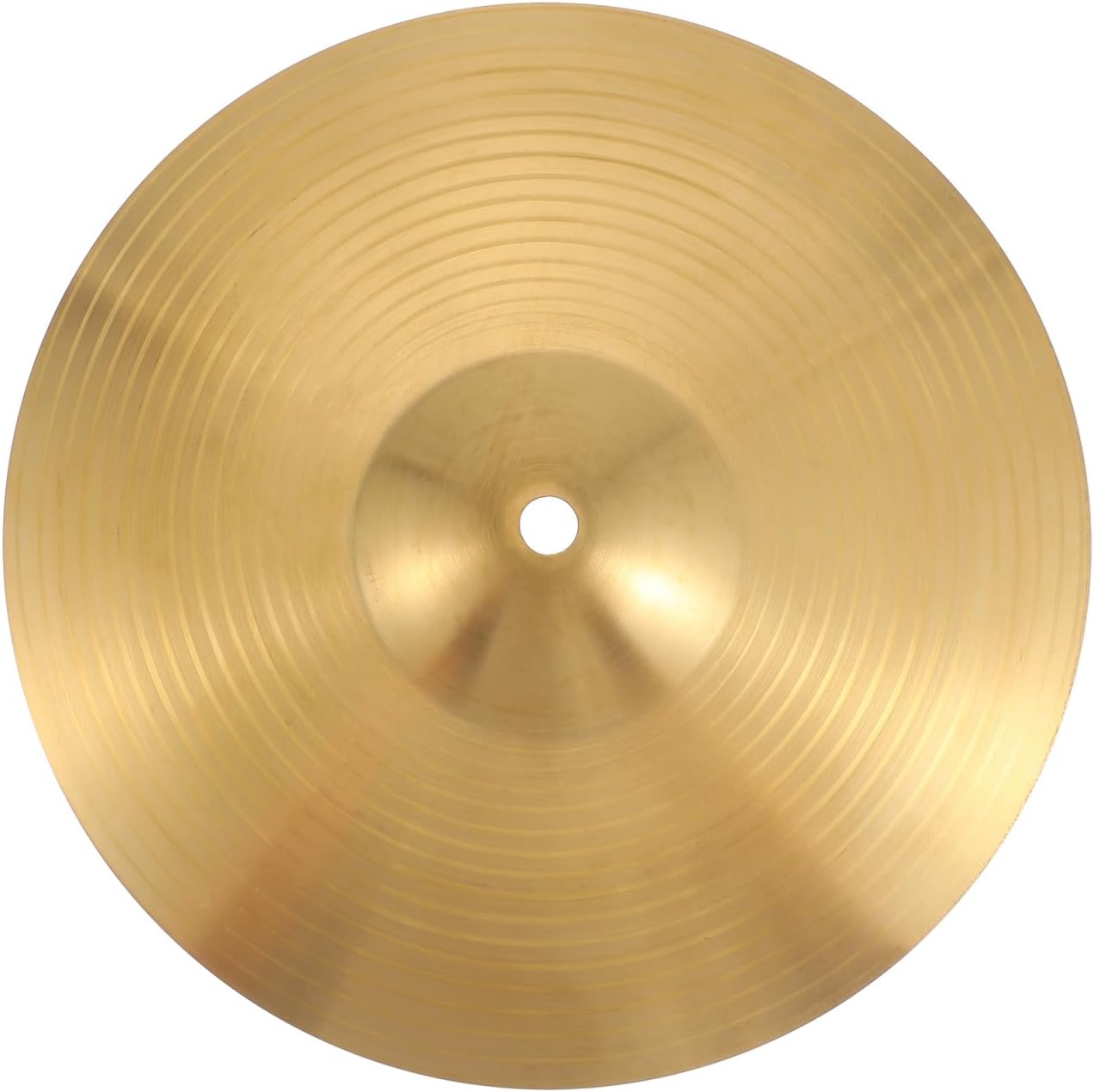 Crash Ride Cymbal Bass Drum Cymbal Percussion Replacement Traditional Finish Brass for Drum 10 Inch