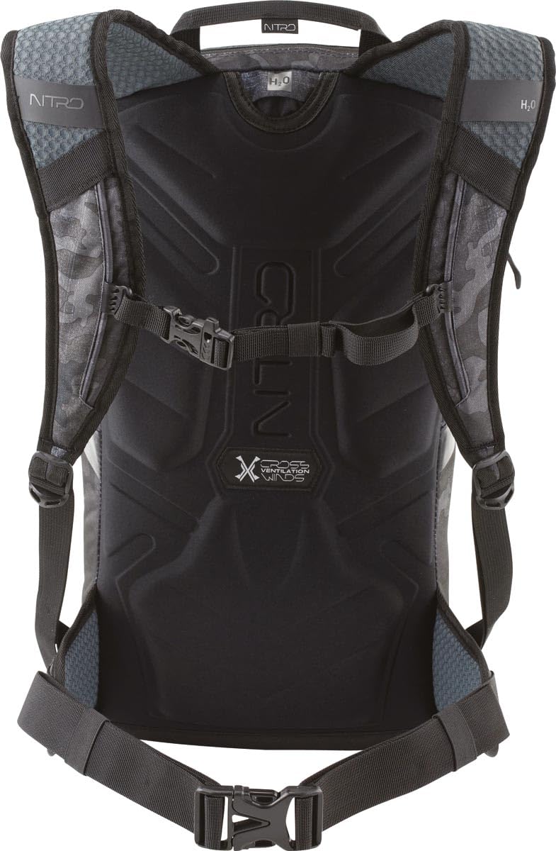 Nitro, Rover 14 Set with Ripuri 600 ml Bottle & Filter, Snowboard Backpack, Touring Backpack, Biker Backpack, 14 L