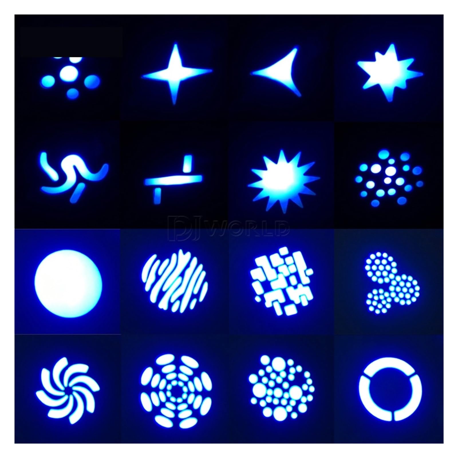 2 Sztuk/zestaw 60W LED Gobo Reflektor Z Ruchomą Głowicą Wzór Punktowy Ręczne Ustawianie Ostrości DMX Obrotowy Sceniczny Światło Dla Dj Disco Party Show Niskie ZużYcie Energii