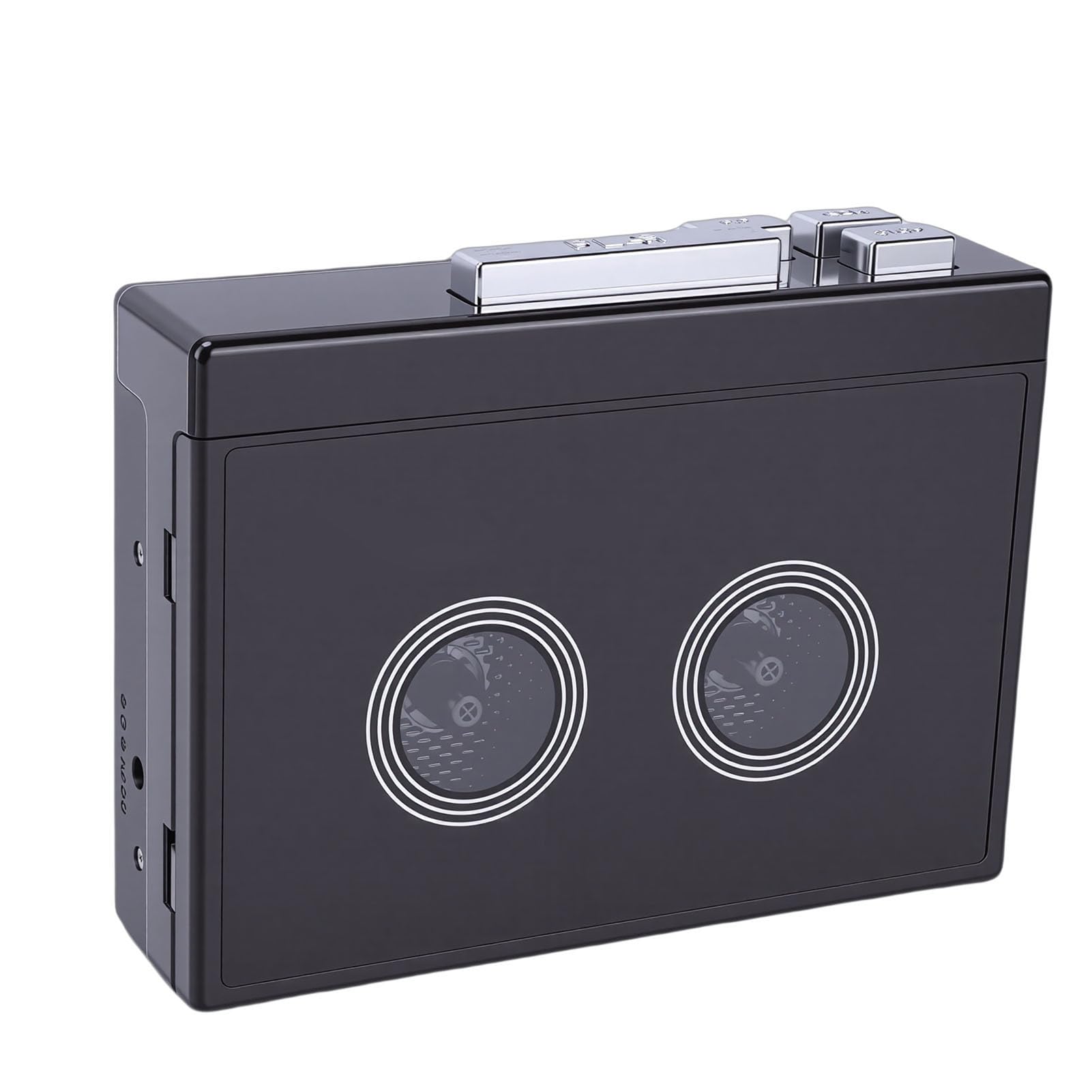 Sxhlseller Lettore di Cassette con Auricolari, Convertitore Audio Portatile, Supporto per unità Flash USB e Registrazione Digitale MP3 con Doppio Alimentatore AA o USB