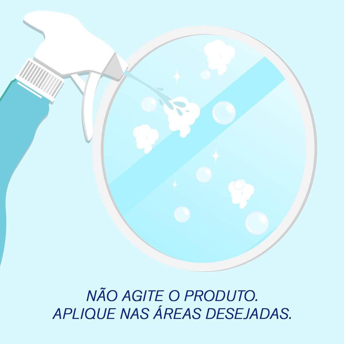 Veja Limpa Vidros Spray Vidrex Cristal 500Ml Refil