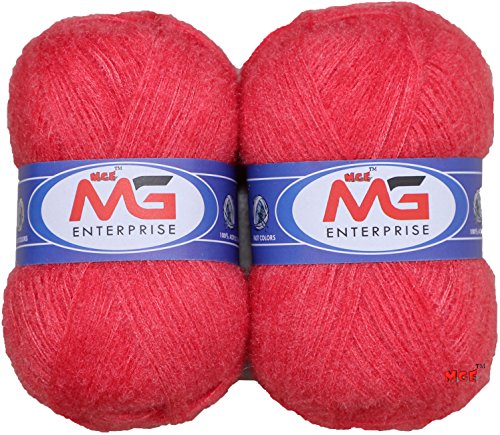Image of M.G Feather Soft Multi Lavender 200 gm Hand Knitting Wool /Art Craft Soft Fingering Crochet Hook Yarn, Needle Acrylic Knitting Yarn Thread Dyed A