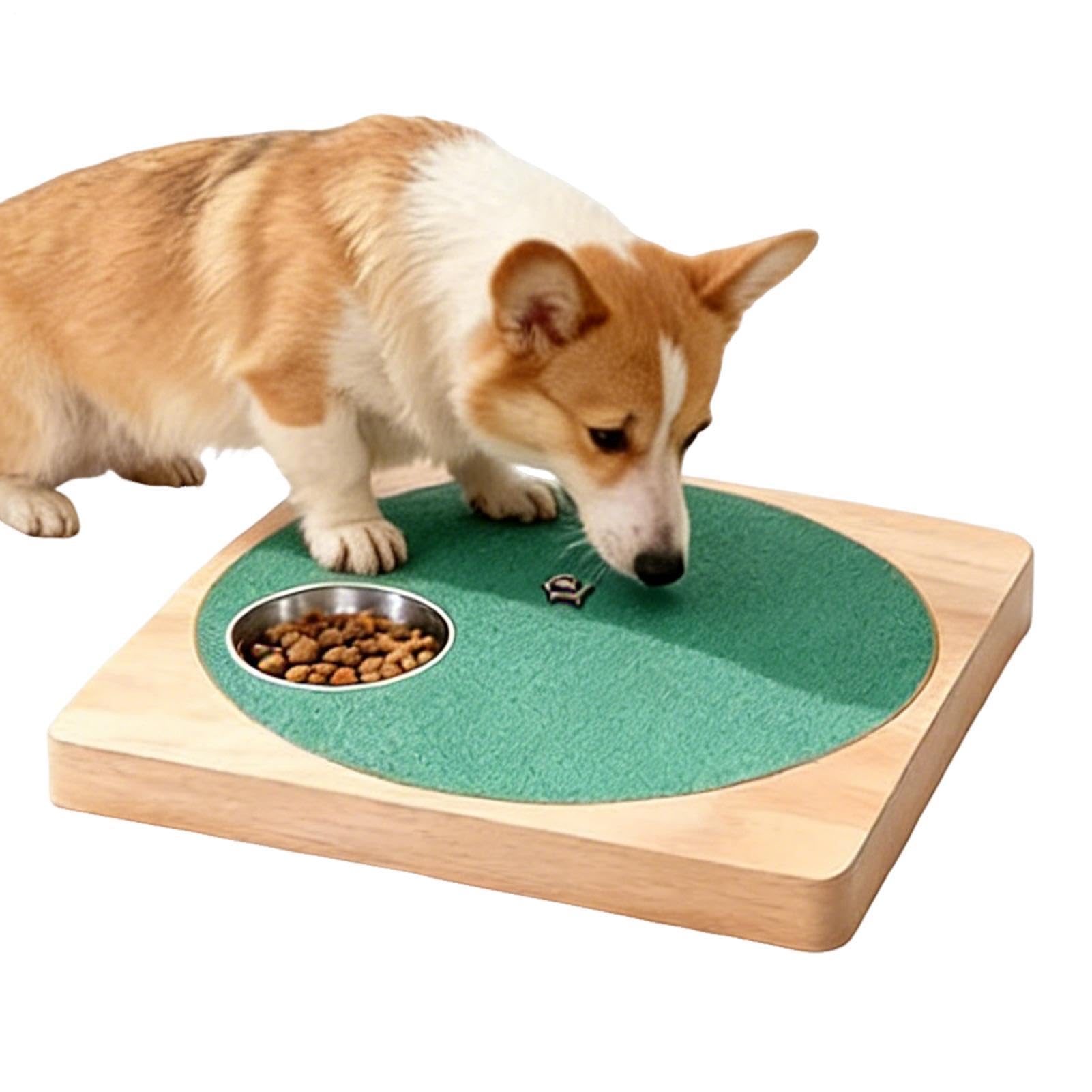 Planche lime-griffes pour chien avec Distributeur de en Bois Gamelle