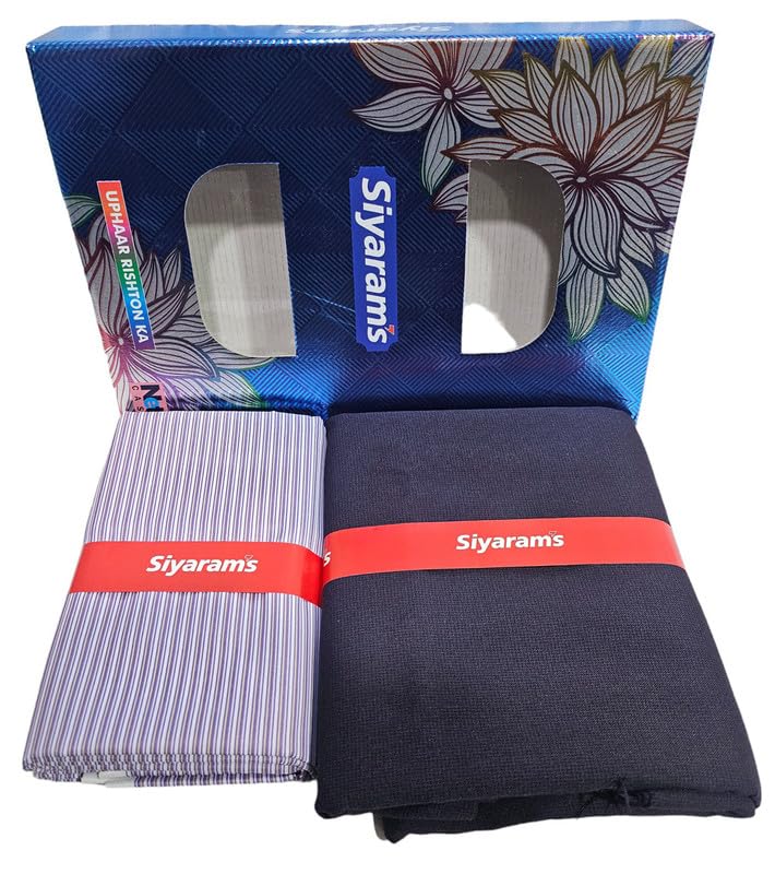 siyaram's Shirt & Trouser Fabric in Box Packing (Shirt-2.35 m, Pant-1.25 m)-picture-18