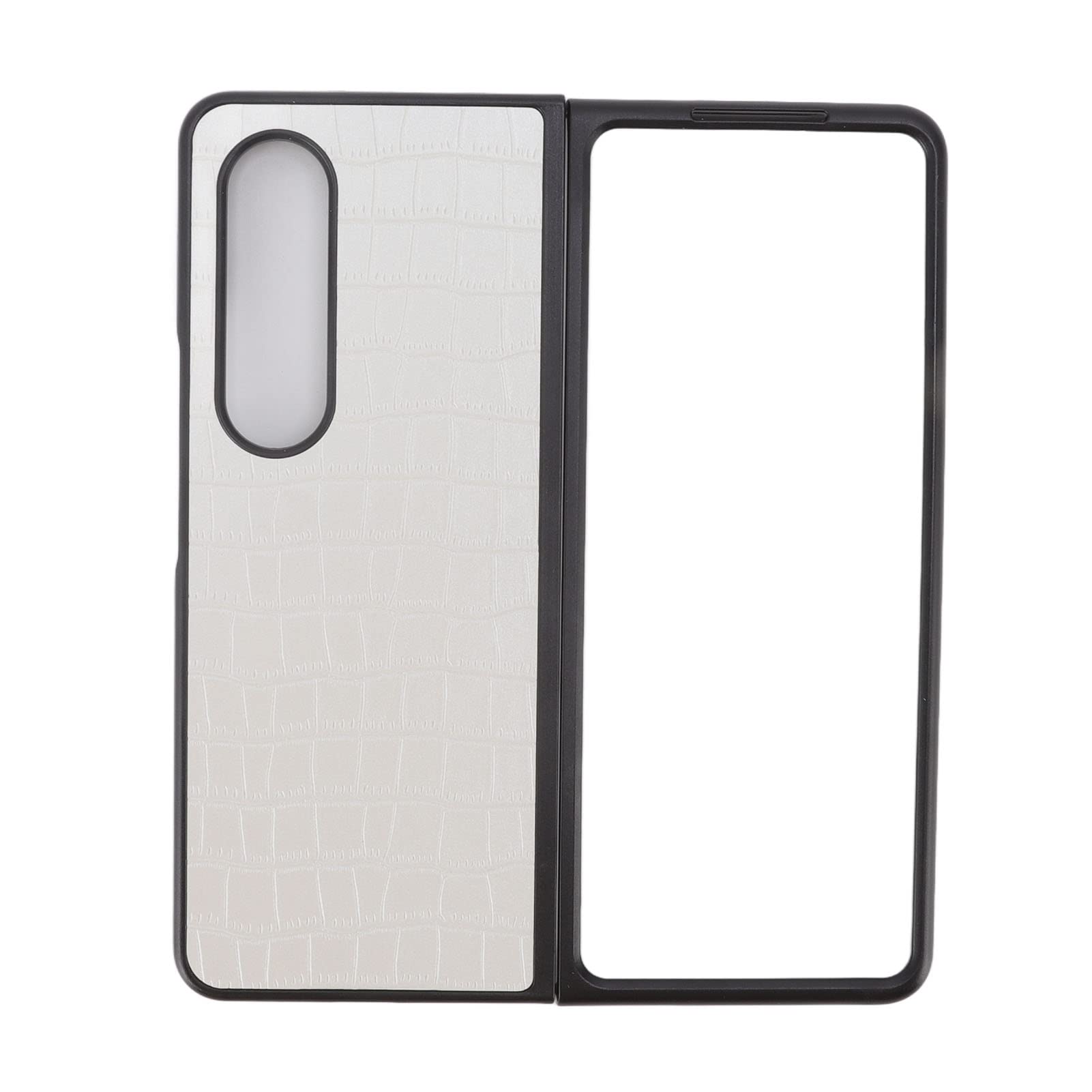 SIXRUN Custodia a Conchiglia con Schermo per Samsung Z Fold 4, Pelle PU