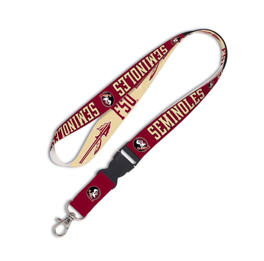 Florida State FSU Seminoles Lanyard Keychain ID Holder 1