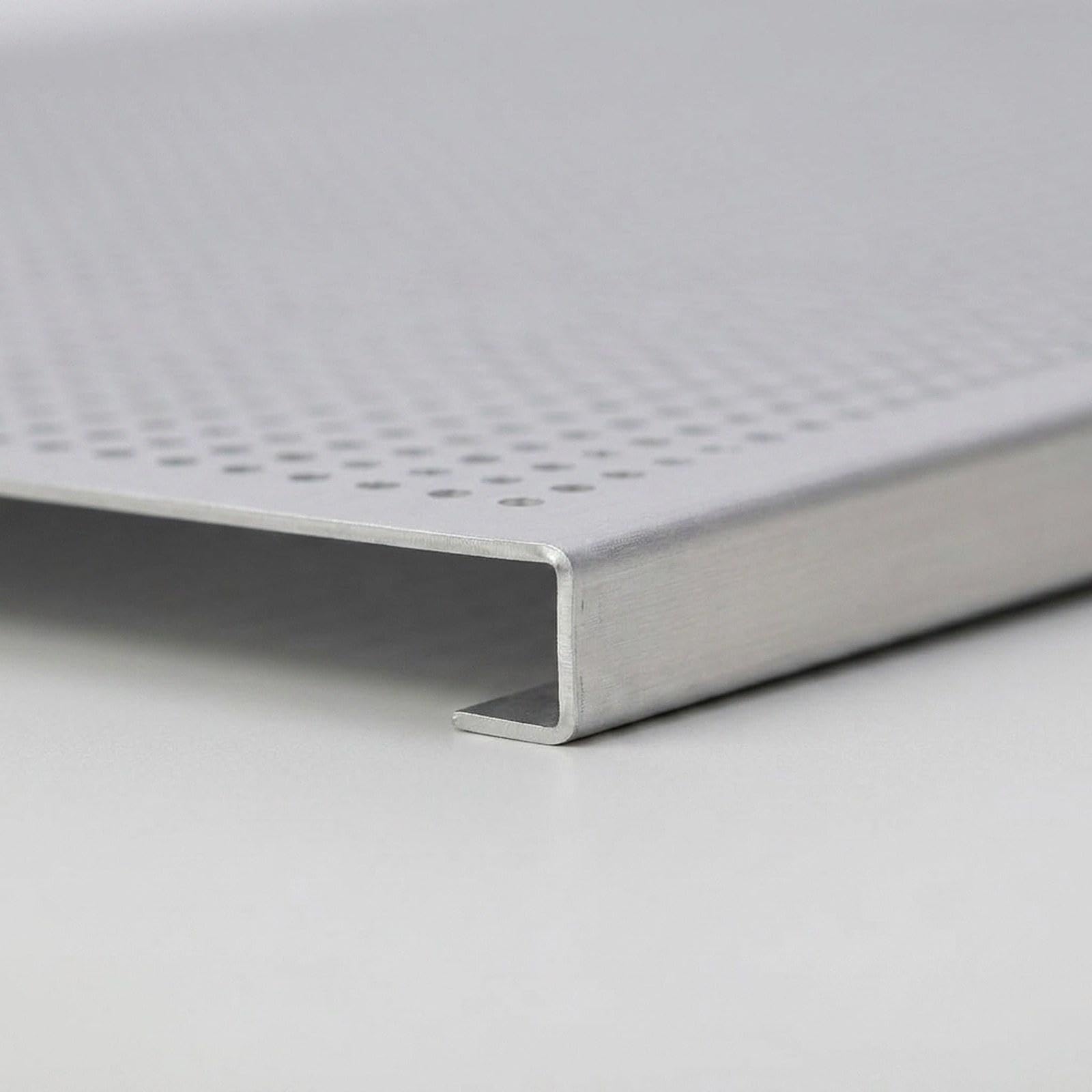 Bandeja para Hojaldre de Aleación de Aluminio Perforada, Gruesa, Resistente, Multiusos, para Postres, Estilo Francés.
