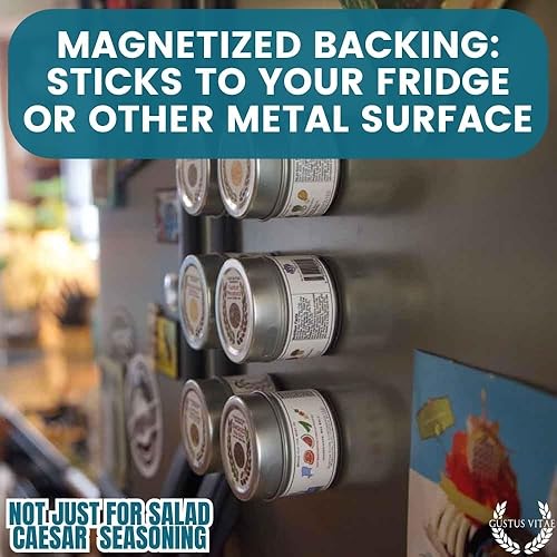 Miniatura 9 de No solo para ensalada César condimento | Mezcla de especias totalmente natural | Frotar sin OMG | Lote pequeño | 1.6 onzas | Mezcla seca artesanal |