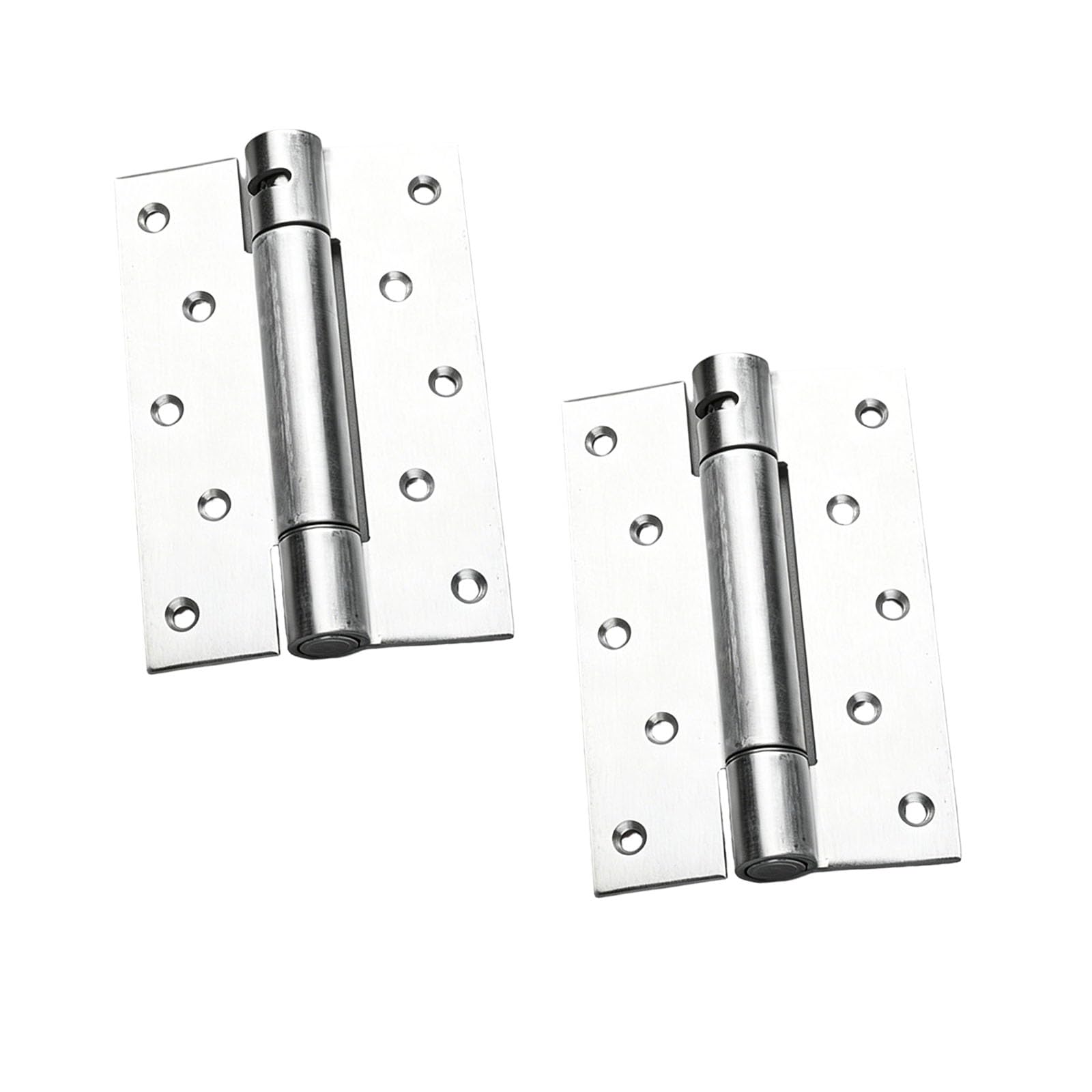 Xjdzineq Silver 2 Way Swing Door Hinge Strong Stainless Steel For Interior And Exterior Doors Quiet Movement Simple Setup Door Hinge