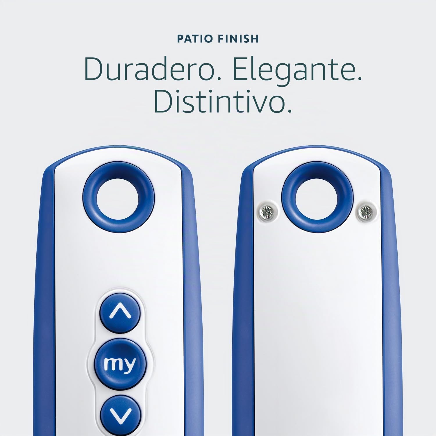 somfy Telis 4 RTS - Mando a Distancia para Patio, 5 Canales, Control Remoto de Repuesto para persianas y persianas al Aire Libre, función programable, Acabado Azul y Gris, #1810645