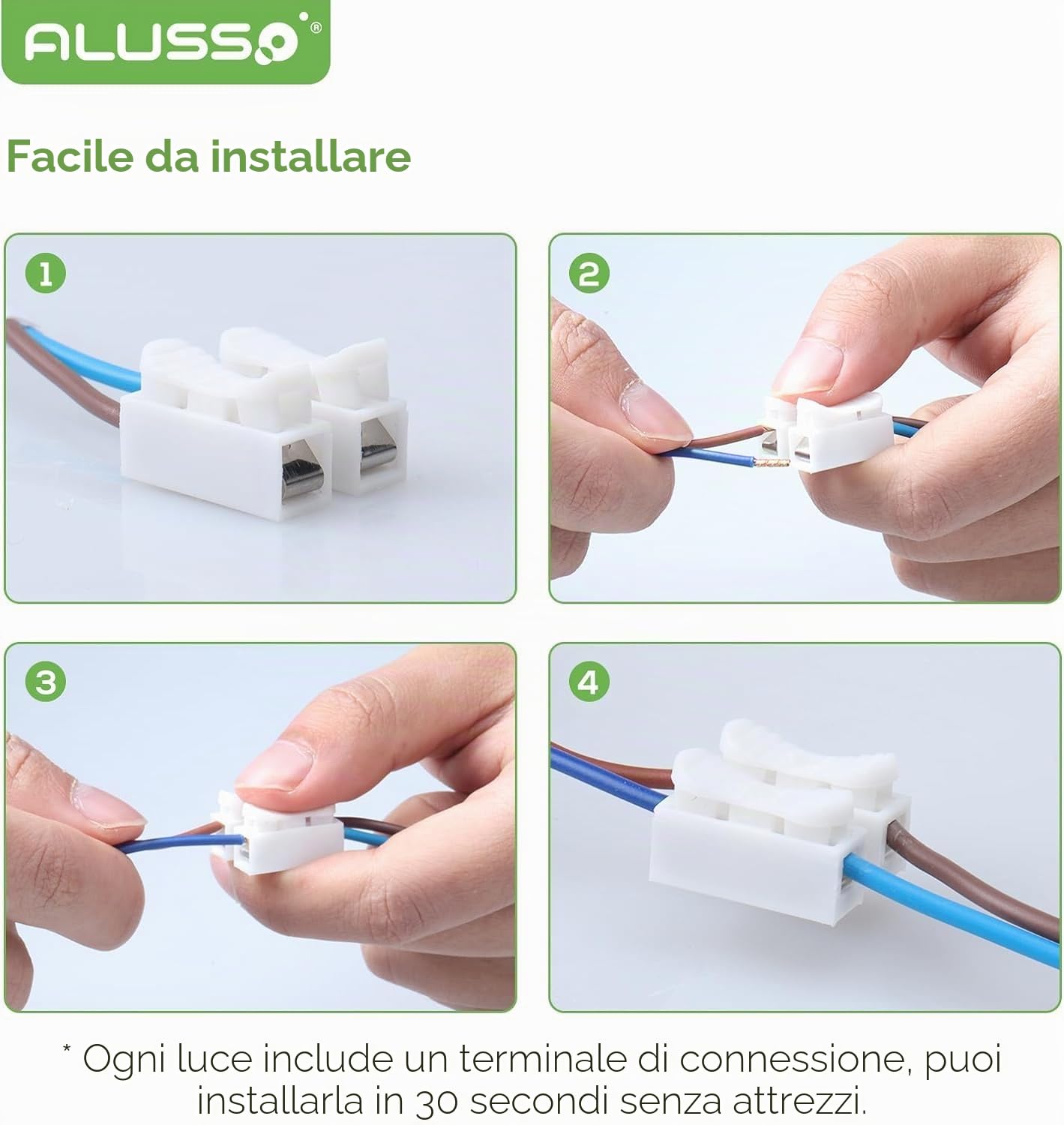 ALUSSO Set di 6 faretti LED da incasso piatti 230 V, 10 W, 800 lm, intensità variabile, ultra sottile, profondità di incasso 30 mm, bianco caldo 3000 K, bianco neutro 4000 K, bianco freddo 6500 K,