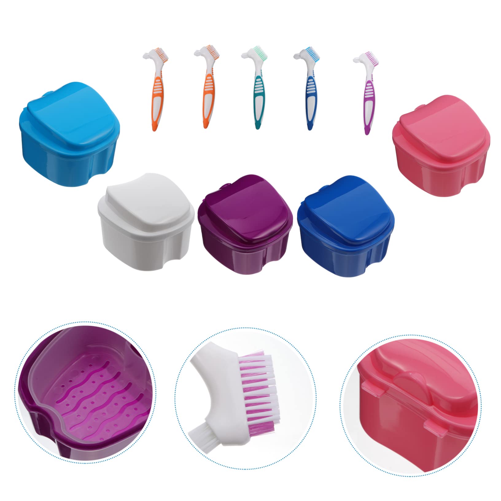 Scatola Protesi Dentarie Contenitori Portatili Da Viaggio Per Protesi Dentarie Mini Formato E Resistente
