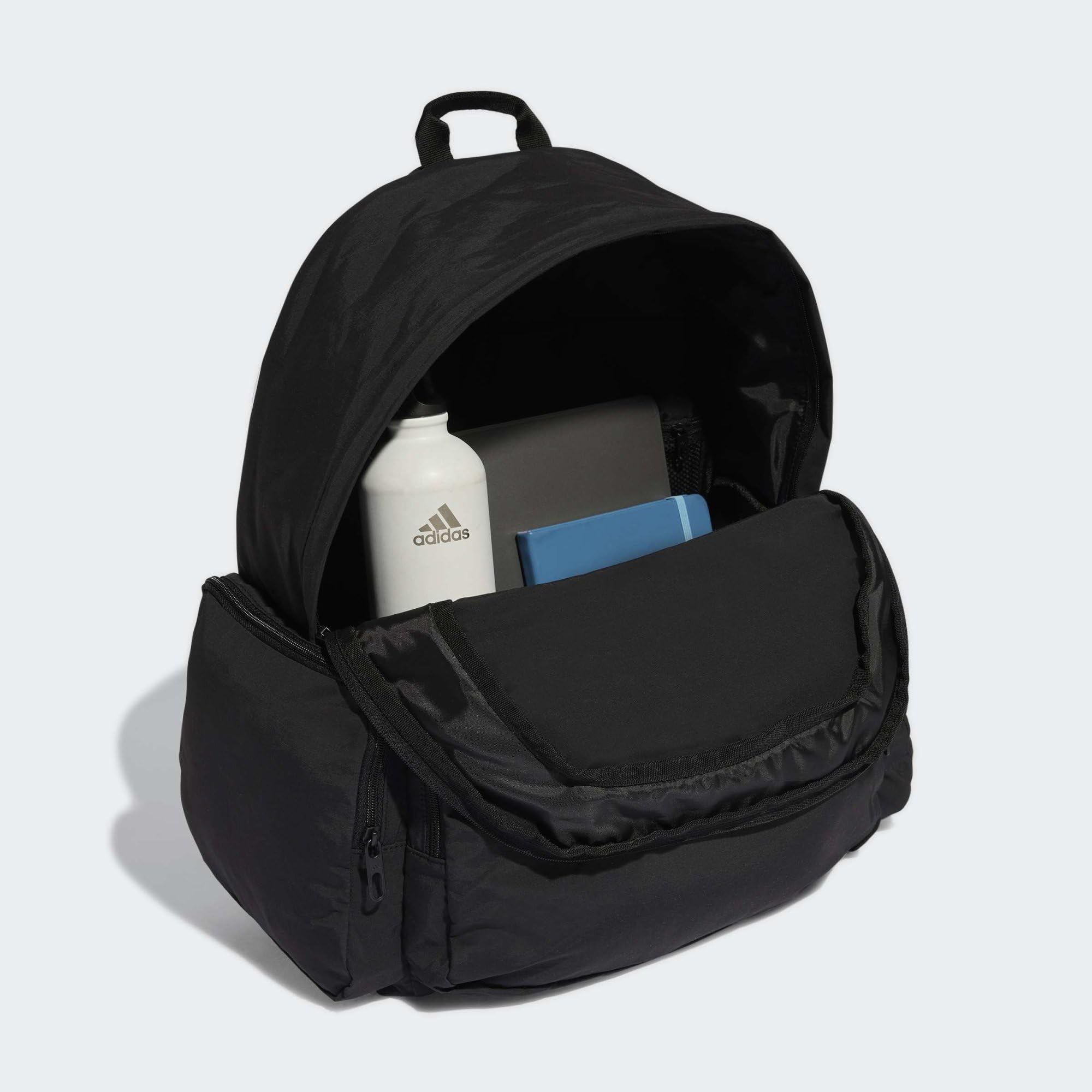 adidas Unisex Essentials Supersize Backpack, black/white, One size
