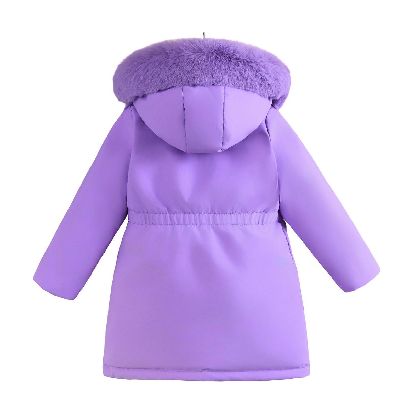 Genérico Chaqueta NiñA Invierno 4 AñOs,Chaqueta De PlumóN SintéTica para NiñA Abrigo CáLido De Invierno con Capucha Cortavientos para NiñOs PequeñOs Y NiñAs
