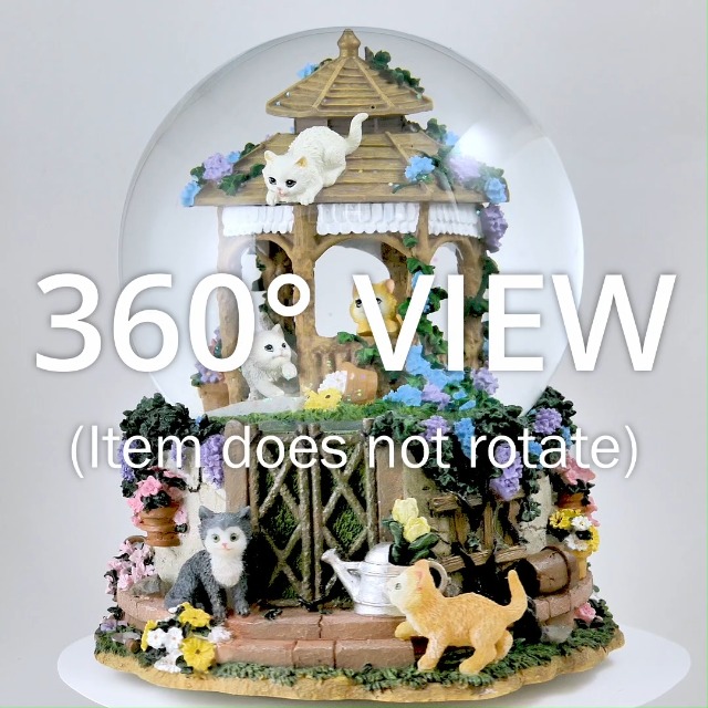 Amazon.com: 150MM Cat Family Musical Snow Globe by The San