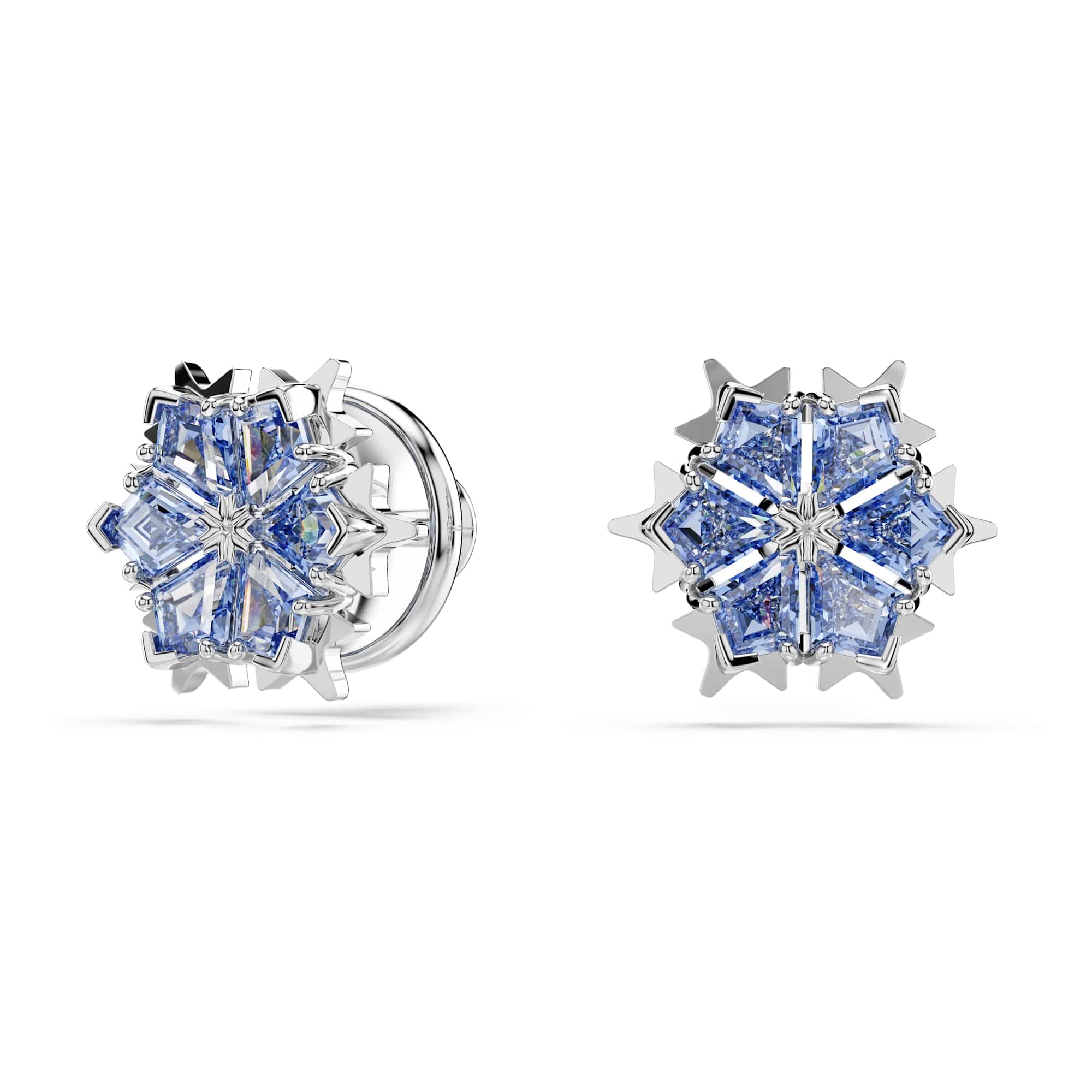 Swarovski Magic Evolution Kolekcja kolczyki sztyfty, płatek śniegu, pokryty rodem