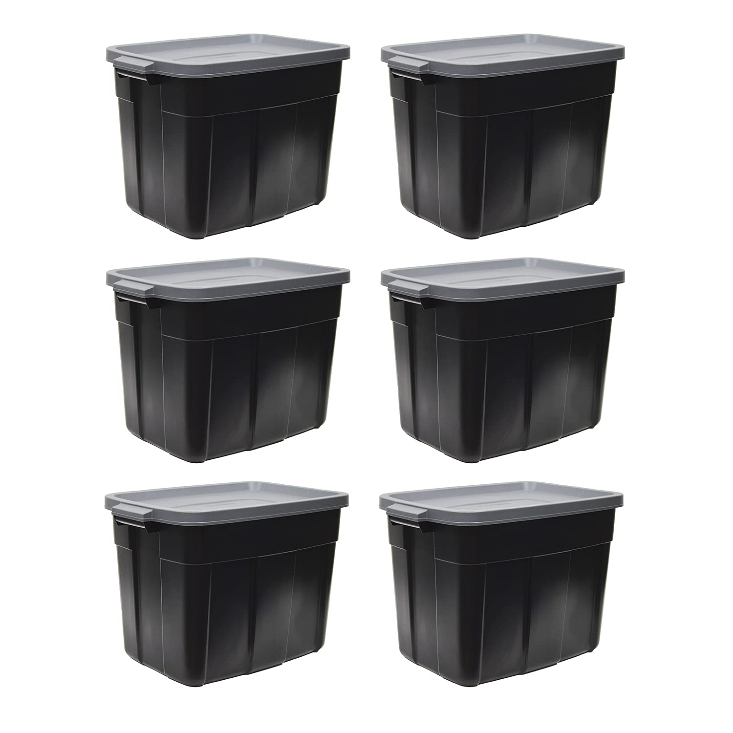 Rubbermaid Roughneck Tote 18 Gallon Stackable Storage Container
