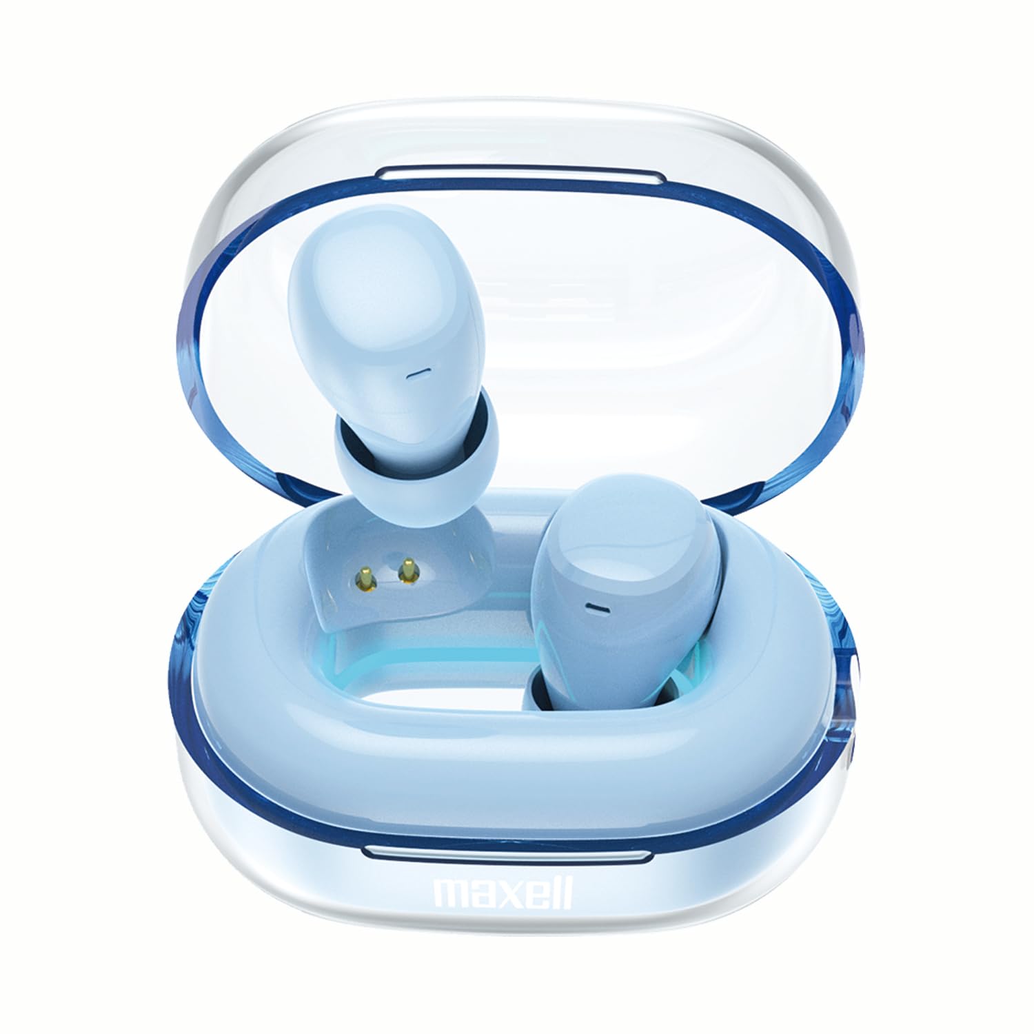 Maxell True Wireless Earbuds, Sleep Comfort Design, Noise Isolation | Designed for sleeping in comfort - noise isolation blocks distractions, 12 hours of Bluetooth playtime