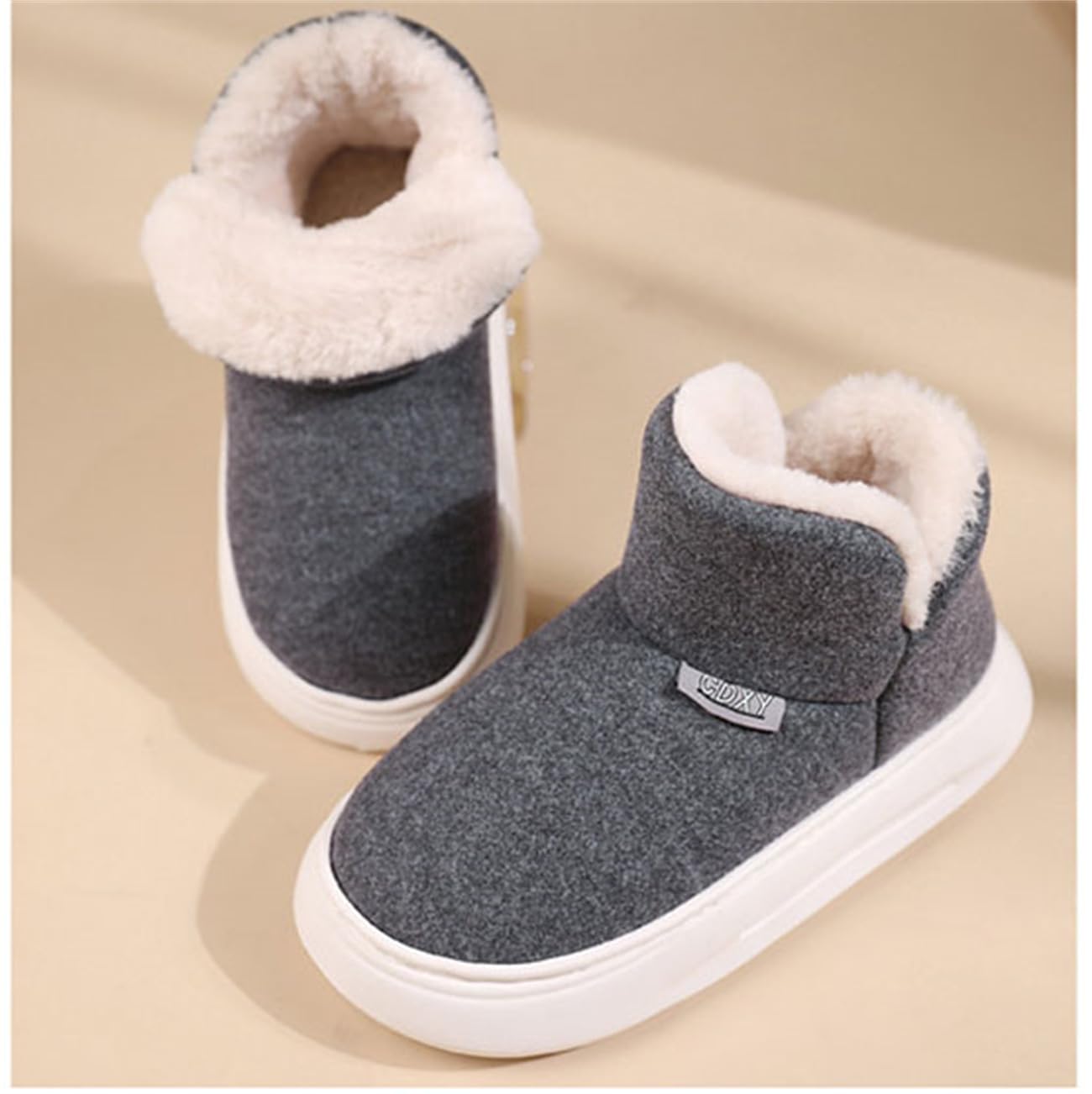 Cliont Zapatillas de Espuma con Memoria para Mujer, acogedoras, cálidas y Antideslizantes.