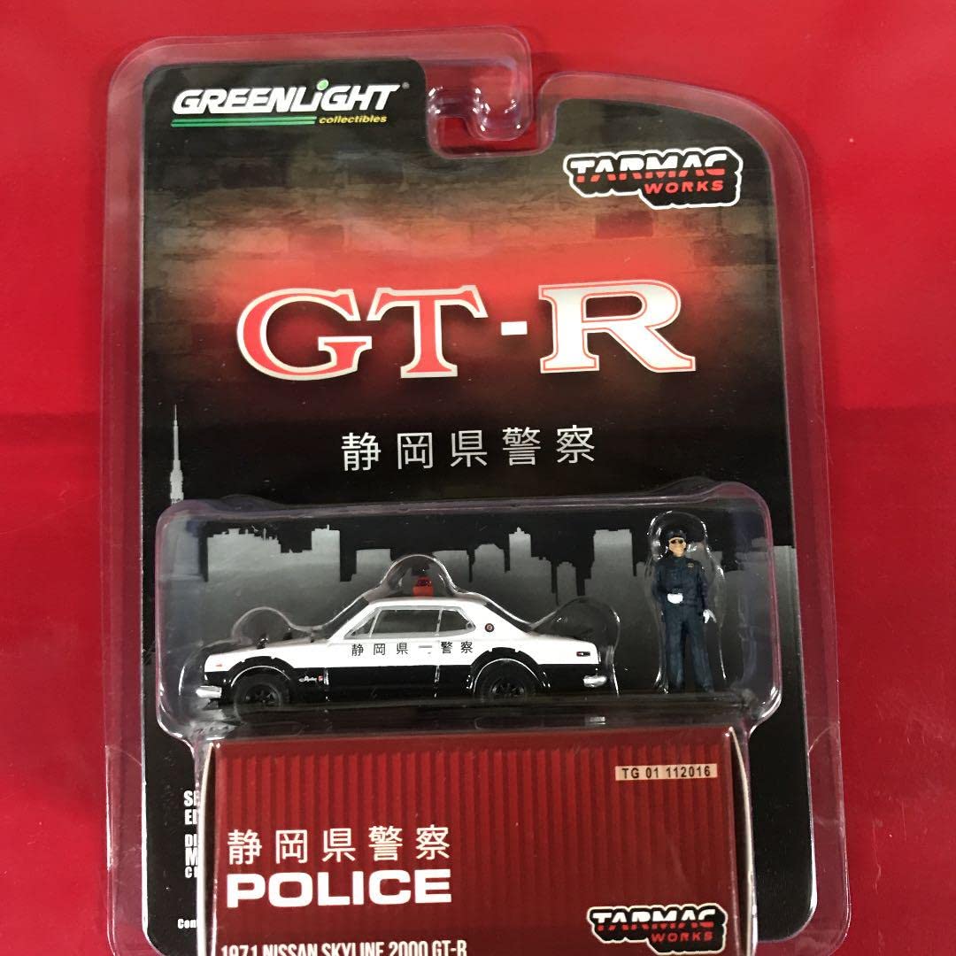 グリーンライトxターマックワークス　ハコスカパトカー　チェイスカー Amazon.co.jp: グリーンライト ハコスカパトカー : おもちゃ