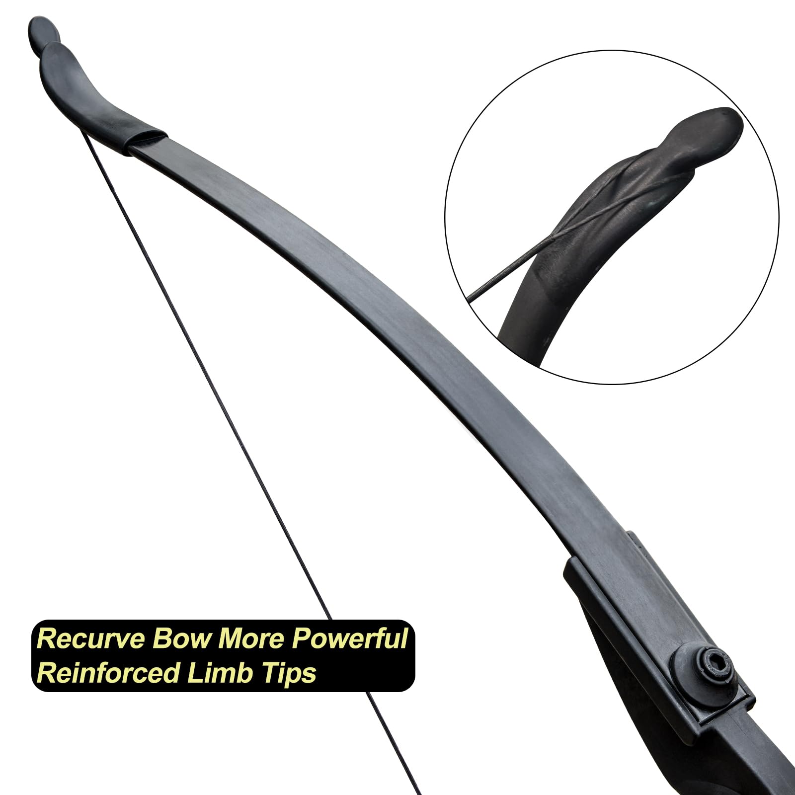D&Q Recurve Bogen Set Erwachsene Pfeil und Bogen für Anfänger Bogenschießen Sportbogen beidhändig 30lb 40lb mit Bogenschießen Zubehör