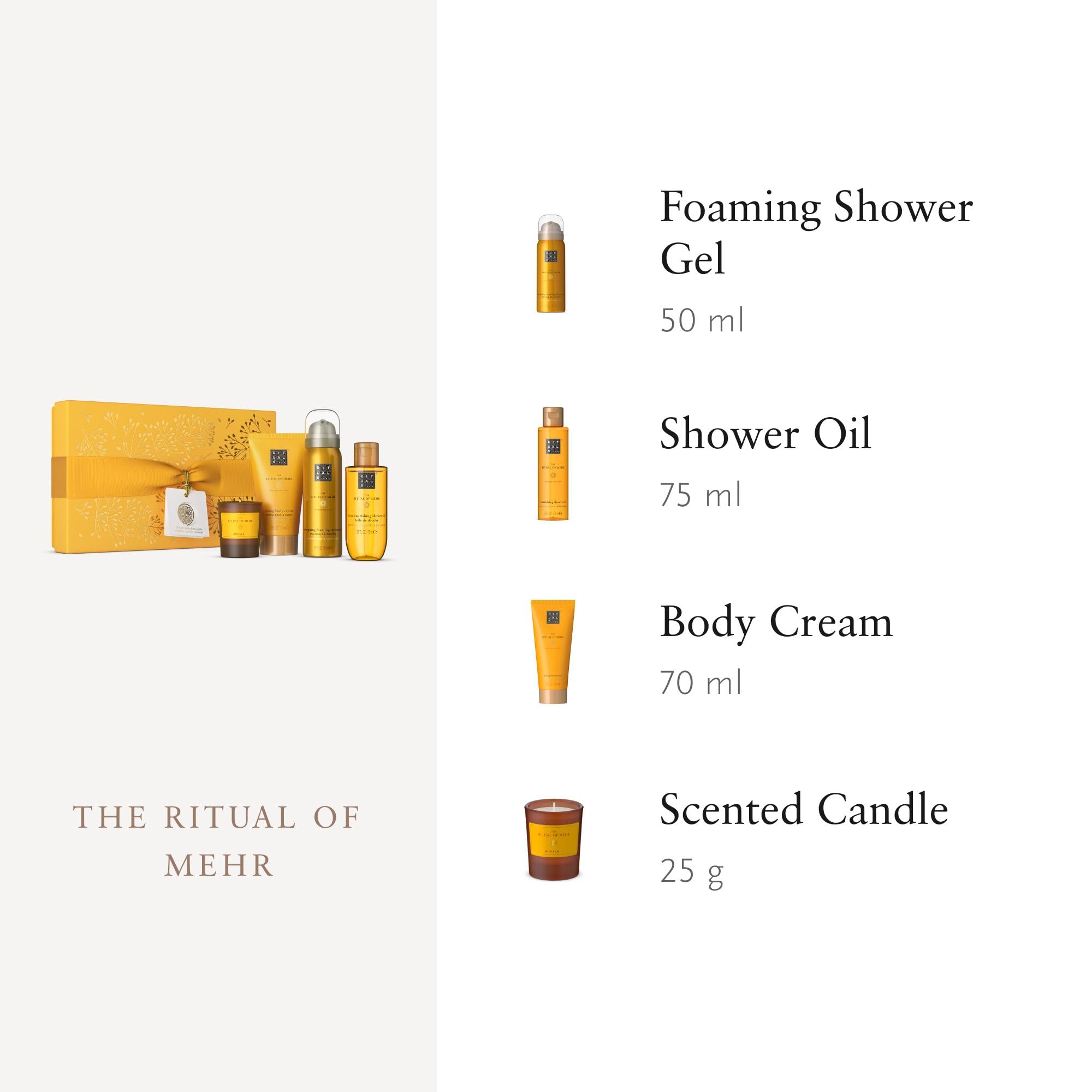 RITUALS Caja de regalo The Ritual of Mehr Small Set de baño cuidado piel hogar naranja dulce madera cedro