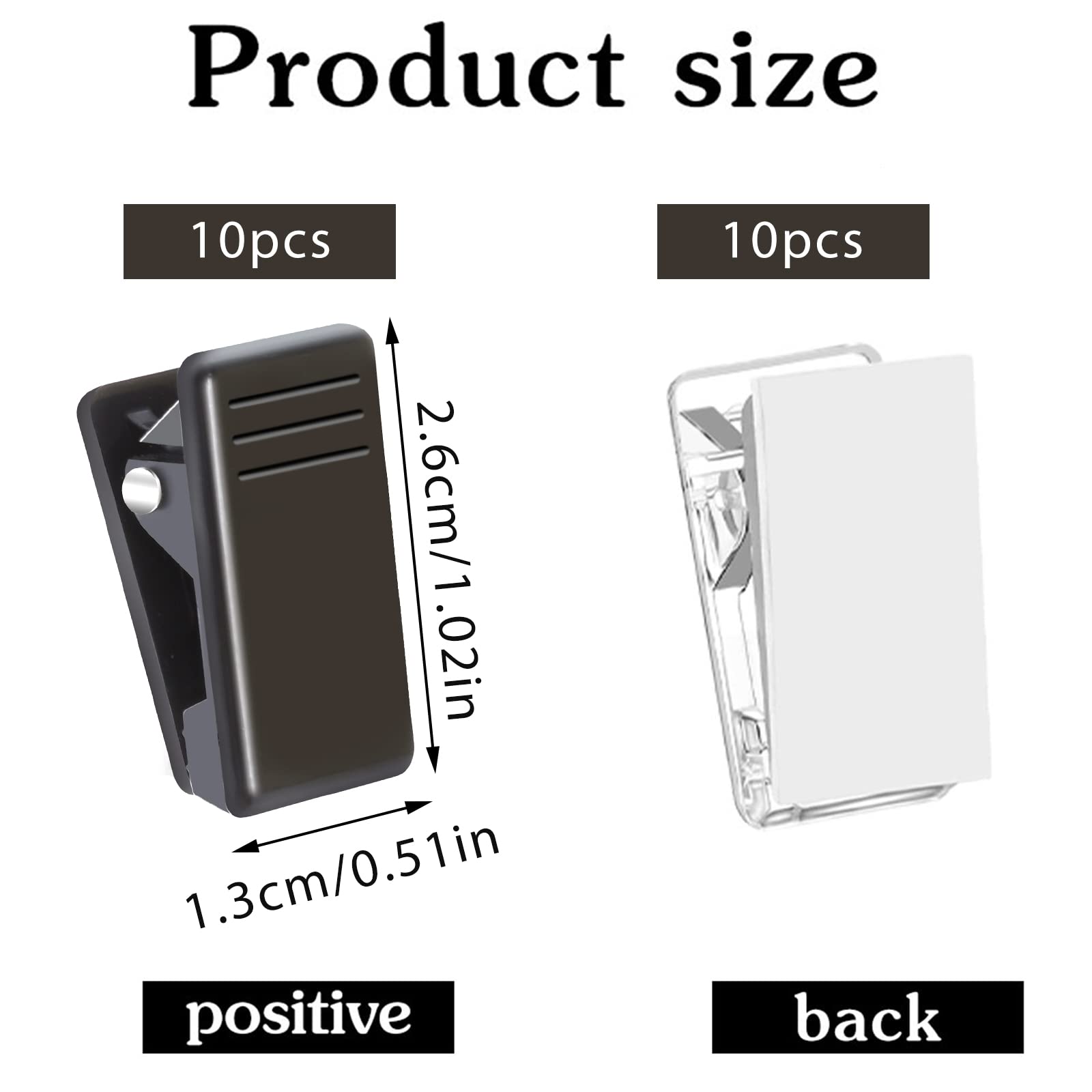 Lot De 20 Clips Autocollants En Plastique Pour Accrocher Des