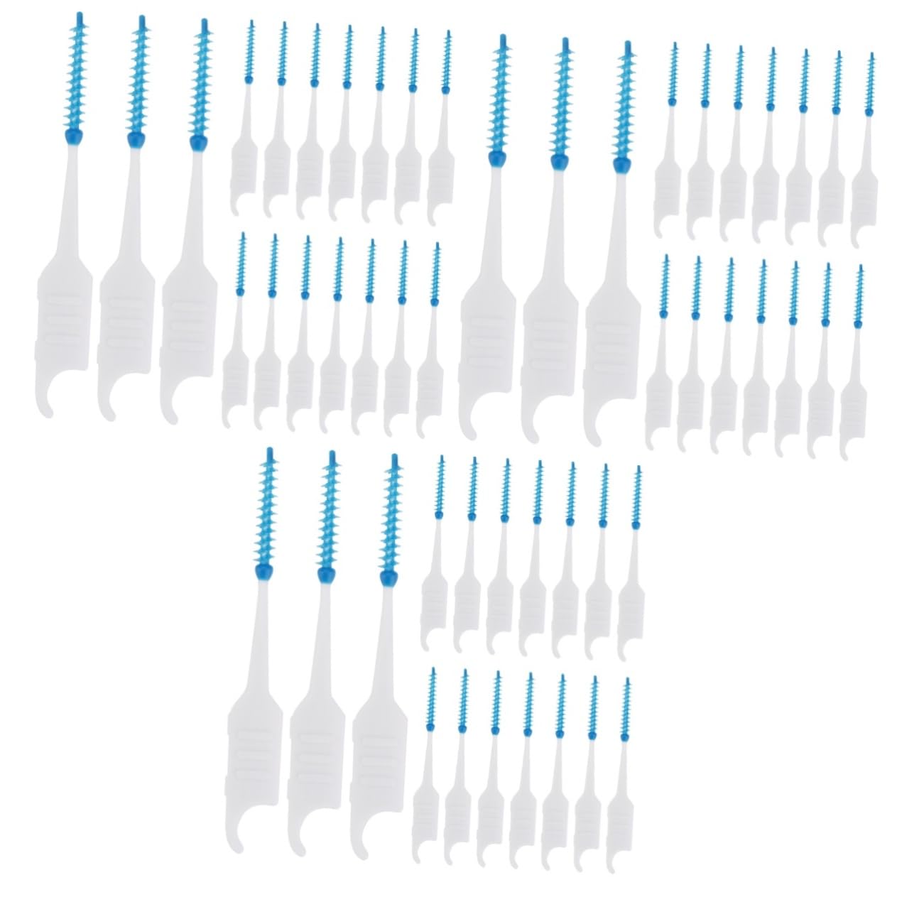 CALLARON 3 Set Scovolini Interdentali Silicone Morbido Per Orale Strumenti Pratici Per Per Famiglia Viaggi E 200 Pezzi * 3