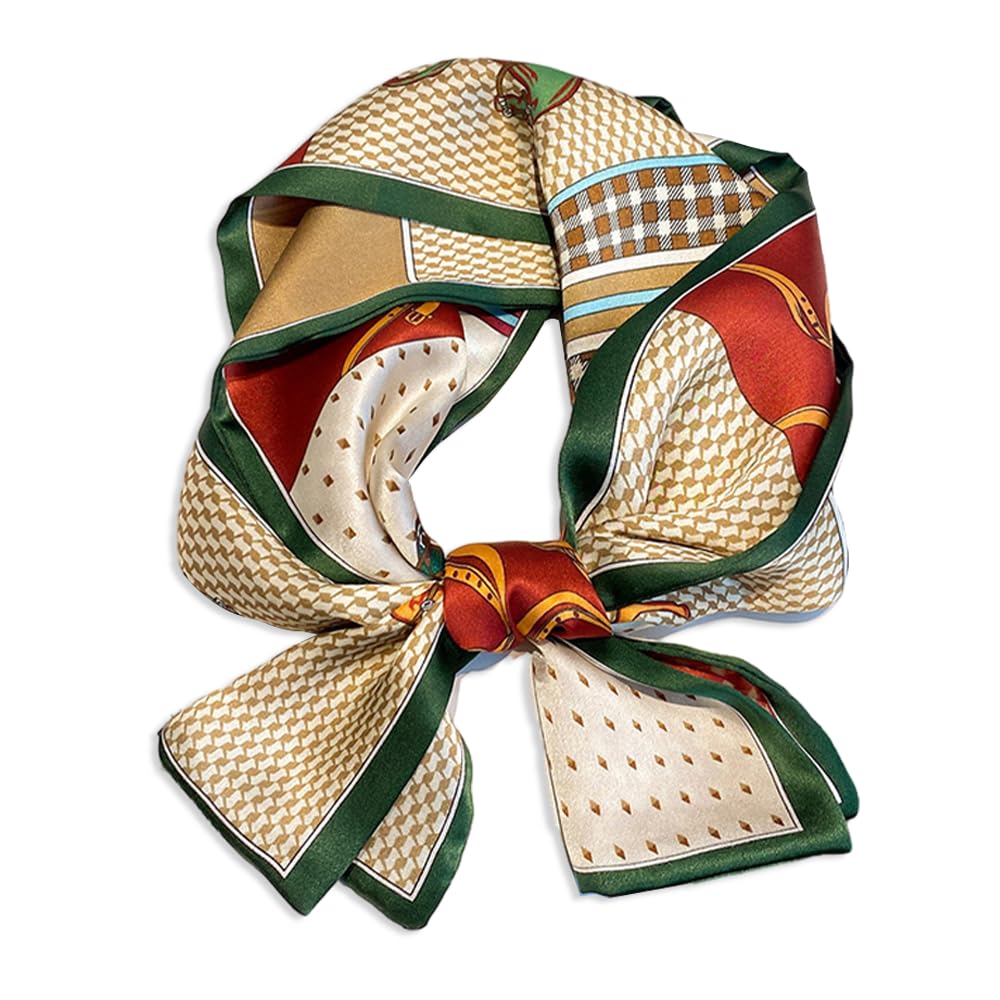 OwvingSilk Scarf for Women, Like Silk Scarf Mulberry 57x5in Fashion Silk Long Scarf,Girls Hair Wrapping,Necktie Sash Tie Fashion Designer Scarf Lightweight Wraps