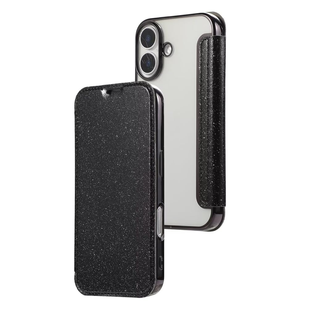Coque iPhone 17 Air à rabat pailleté idéale pour vos sorties urbaines