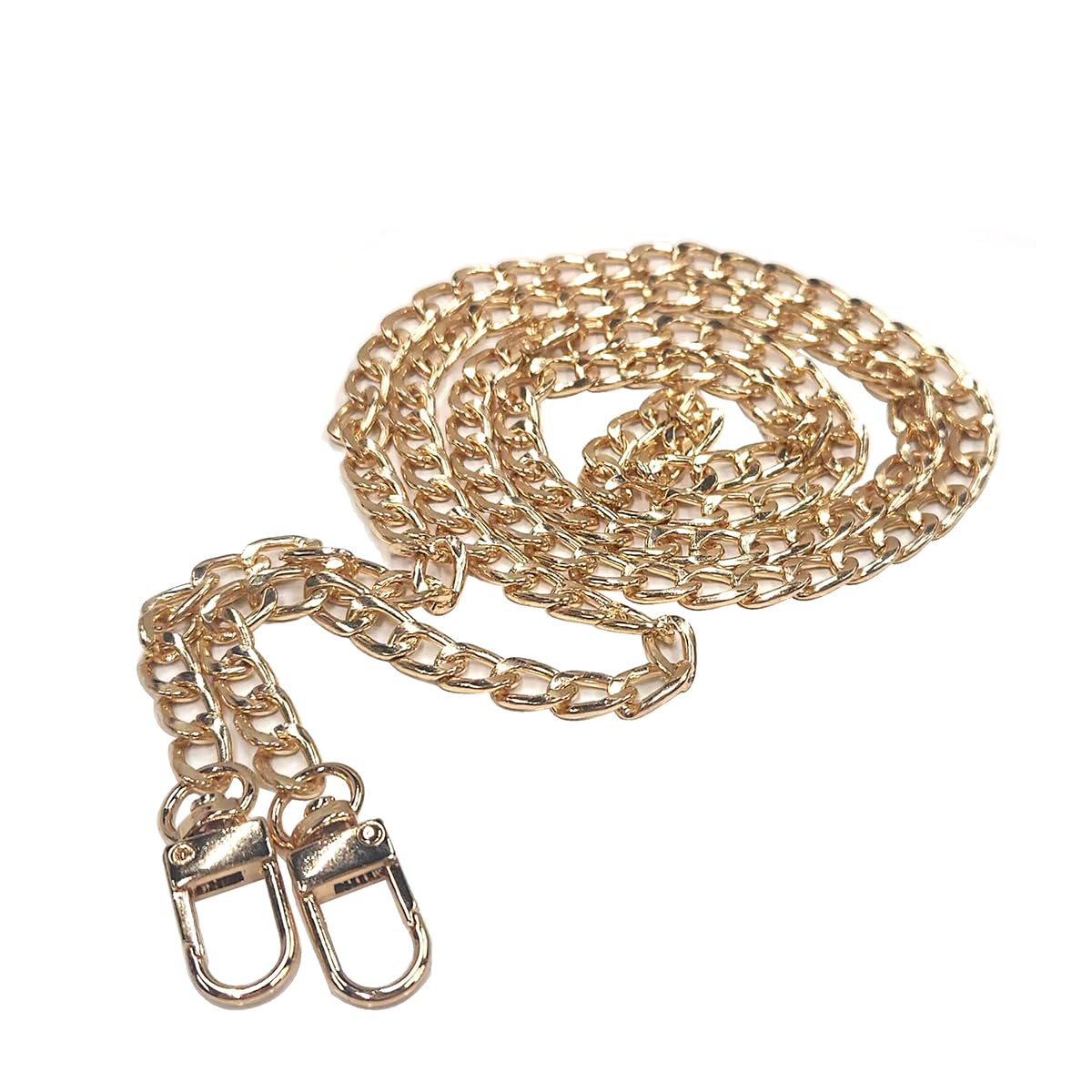 MOFANCY Metal Purse Chain Straps Length 47.2 inch Gold Handbag Accessories Purse Straps 1Pack Crossbody Bag Replacement Straps with Metal Buckles-image-12