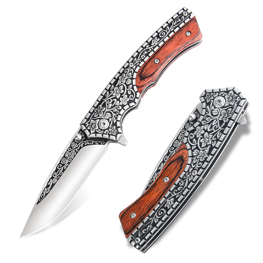 EK.Knifeハンドメイドカスタム、専用GIベルト付きMADEIN.USA Amazon.com : Cottonbell Pocket Folding Knife for Men, 3.5
