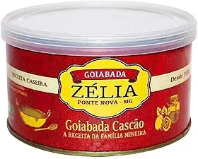 Goiabada Cascão Zélia Lata 400G, Doces Zélia (Embalagem pode variar)