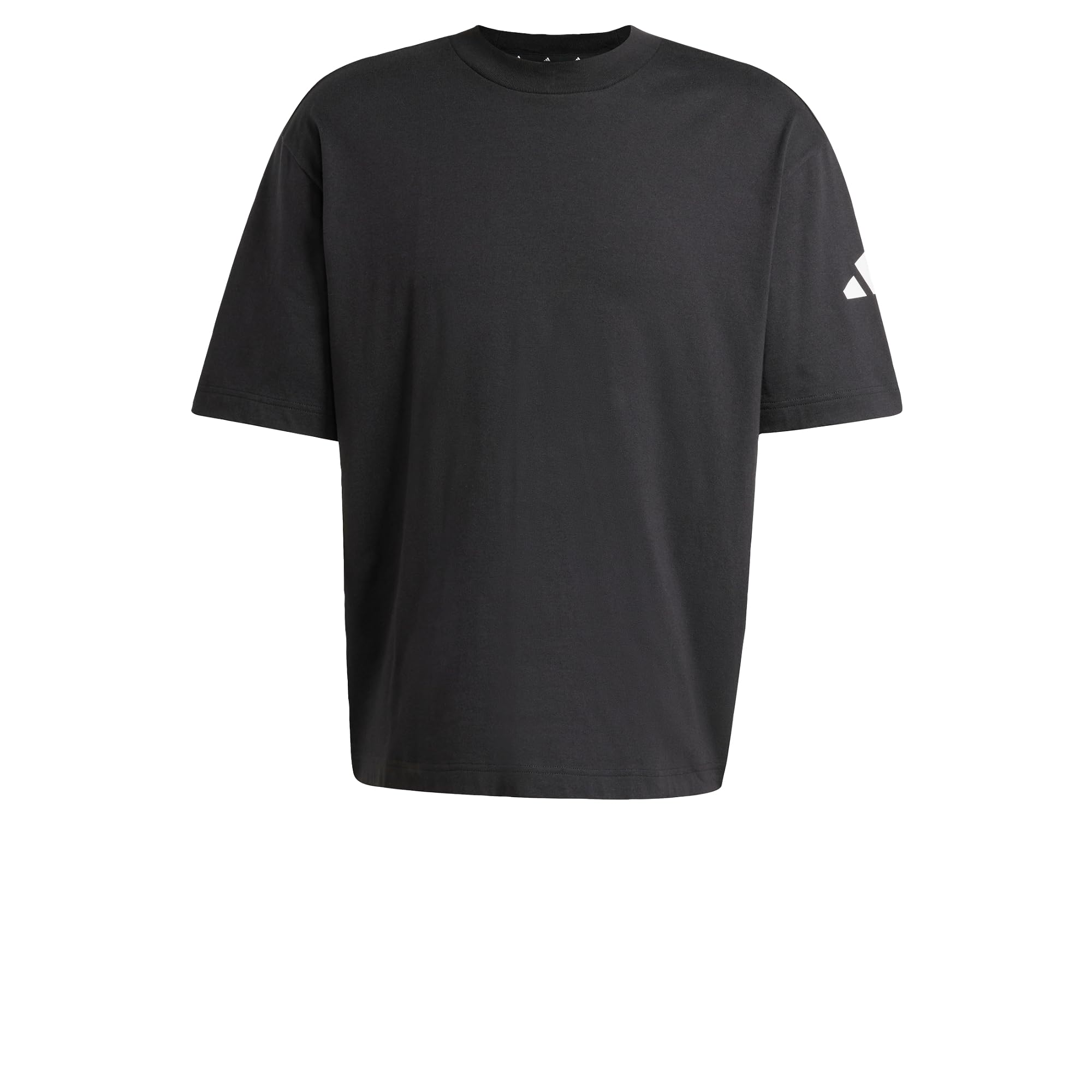 Adidas Men Essentials Loose Fit 3 Bar Logo Tee White