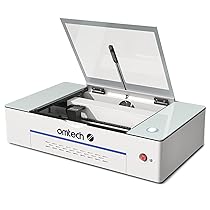 OMTech Polar 300x510mm Incisore Laser CO2 50W Compatibile con Lightburn Taglio Incisione Laser da Tavolo con 2 Assi Rotanti 5MP Fotocamera Estrattore di Fumi Refrigeratore d’Acqua per Legno Acrilico