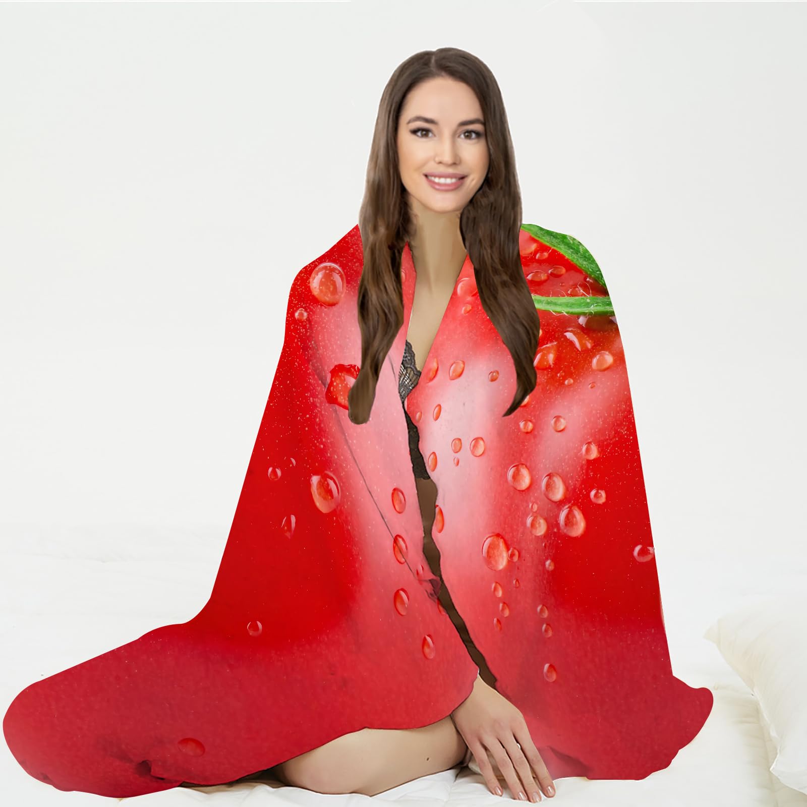 NKNIT トマトデザイン 大判ブランケット 新品 Amazon｜ubnlkto トマト