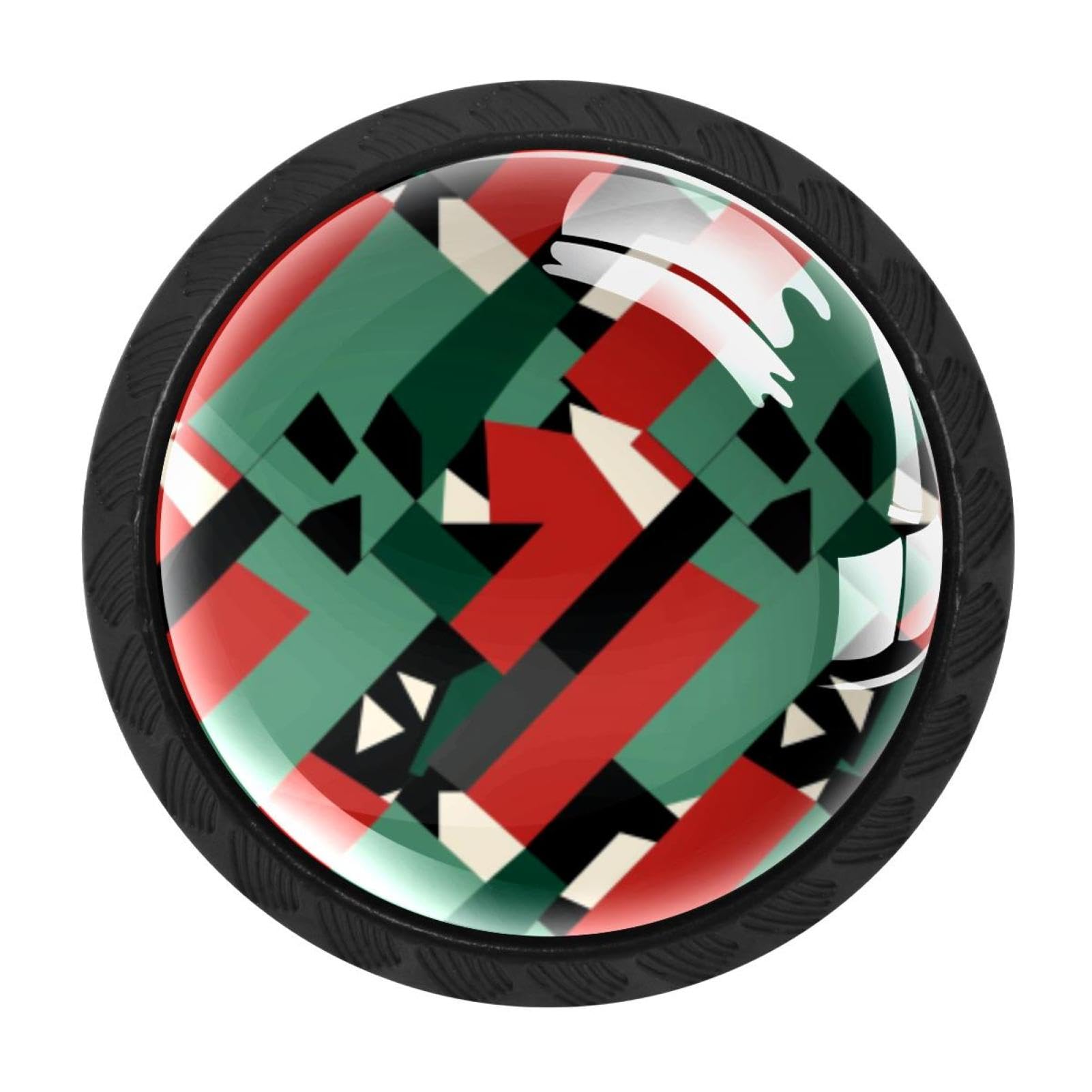 CHENZZZZ 4 Pieces Dresser Knobs Palestine Drawer knobs Cabinet Knobs Pull Handles for Home Kitchen Office