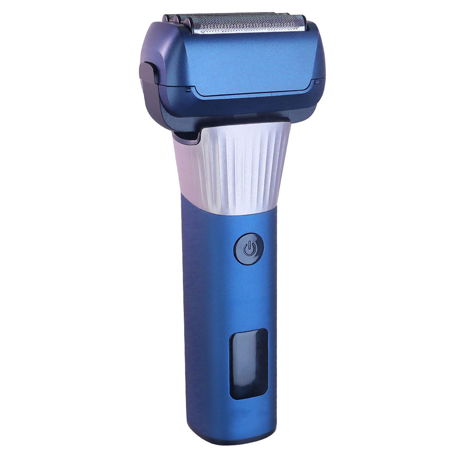 Rasoio elettrico da uomo ricaricabile Piccola macchina da barba Texture ABS adatta per viaggi facili e rasature veloci Trimmer ricaricabile da viaggio Strumento per toelettatura da uomo con schermo