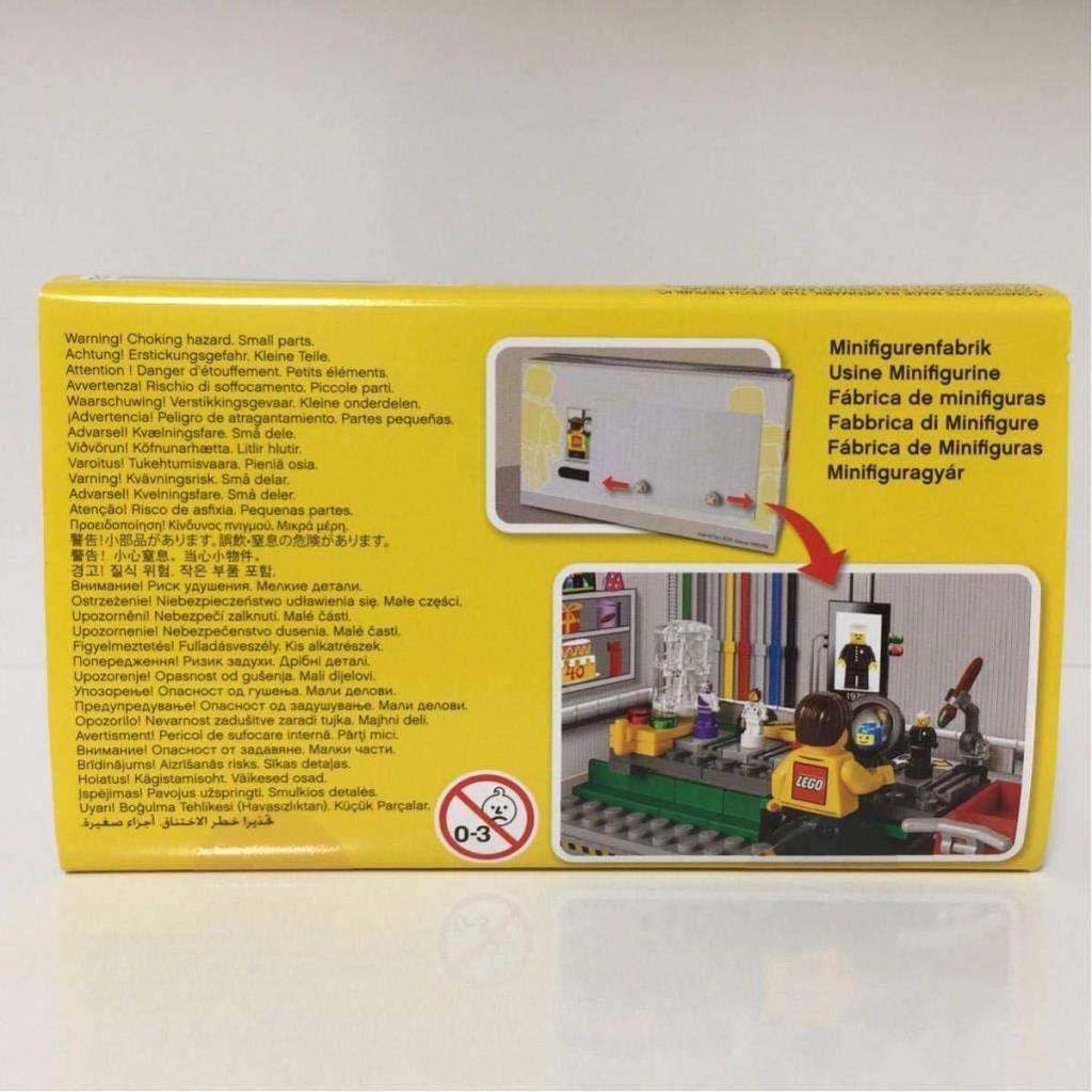 Colorful Plastic Minifigure Factory Building Set for Kids