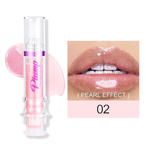 Miniatura 3 de Erinde Brillo de labios voluminoso, natural picante para rellenar los labios, aceite para rellenar los labios, ultra hidratante y nutritivo, relleno