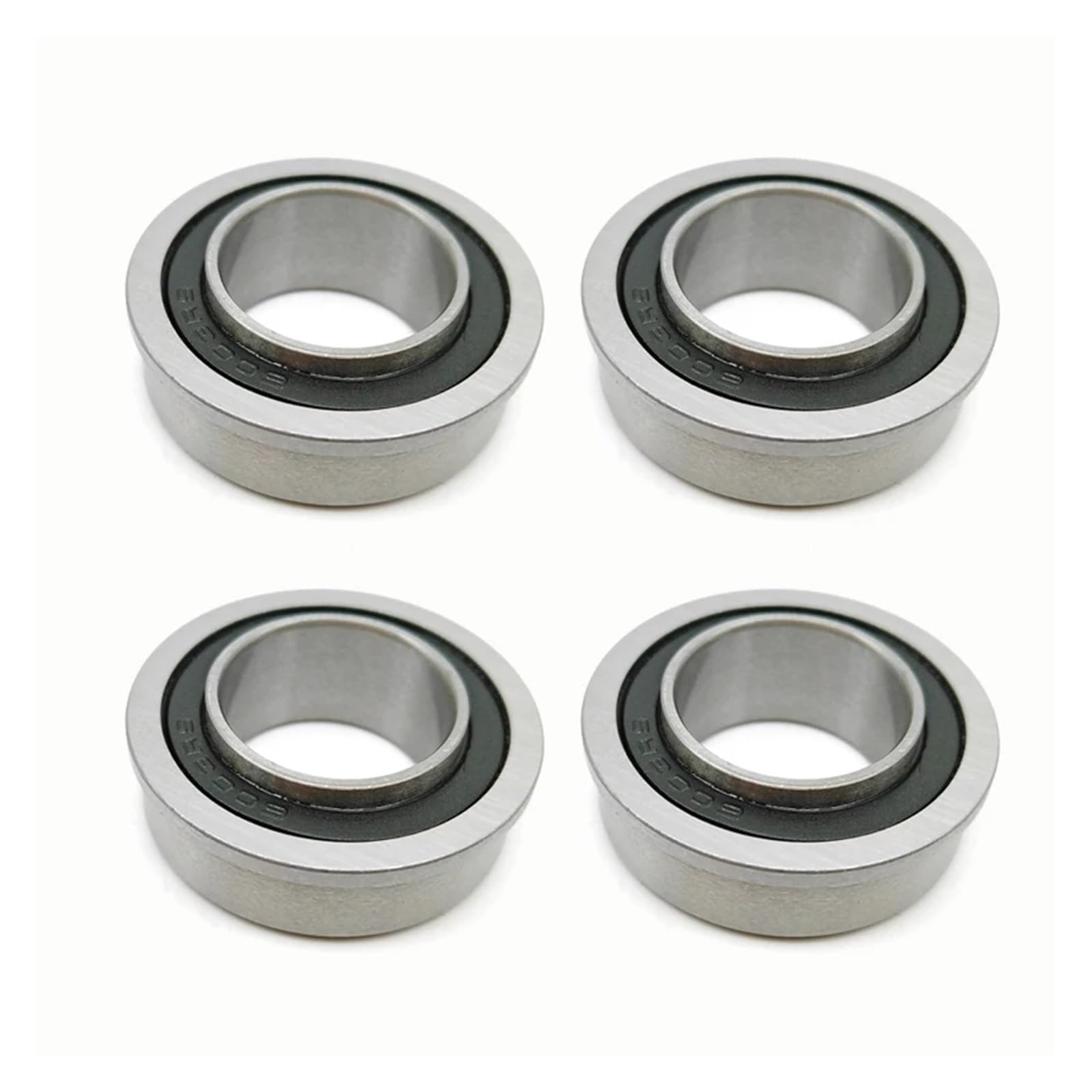 NOBIRTBSA 4 Pieces F6003 F6003-20-2RS 20x35x11 20X35X11X13 Flange Bearing ABEC-1 Miniature deep Groove Ball Bearing Sealed Ball Bearing