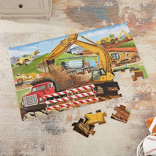 Melissa and Doug Building Site Jumbo Jigsaw Floor Puzzle (48 pieces, 60.96 x 91.44 cm long) 9