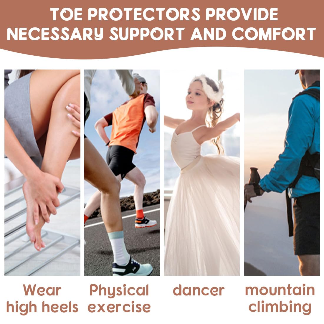 30 piezas de cubiertas de dedos, cubiertas acolchadas para los dedos de los pies Protector Dedos Pie Silicona,protectores de dedos de los pies, almohadillas transparentes para los dedos de los pies