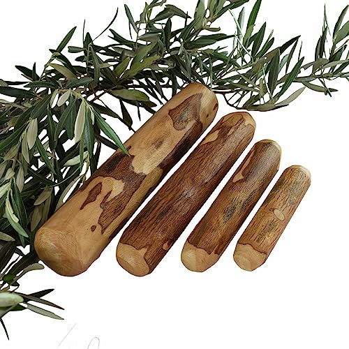 ARTISAN GIFT CO Olivenholz Kauspielzeug für Hunde 100% Natürliches (M-15 cm) 1 Stück
