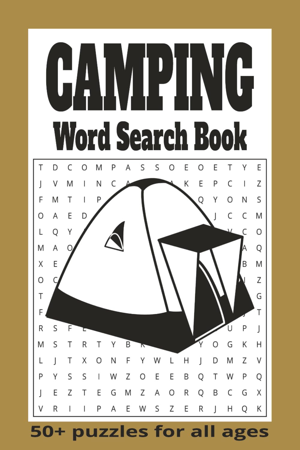 Camping Word Search Book: Wordsearches With Easy To Read Font About Camping, Nature, WIldlife And More ( 55 Puzzles With Solutions, 110 Paages, 6x9 Inches)