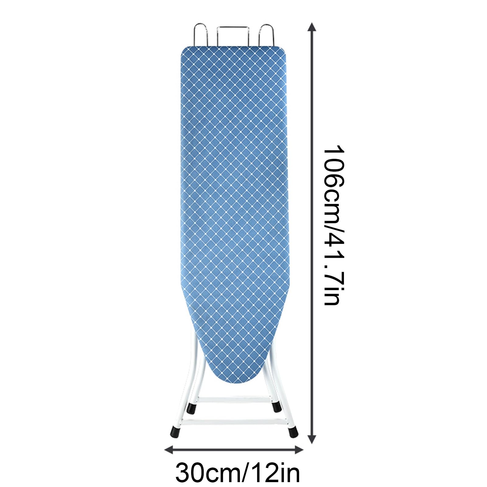 Tabla de Planchar Plegable con Soporte de Hierro, Mesa de Planchar de Pie para Lavandería, Compacta y Multifuncional, Azul(X-Large)
