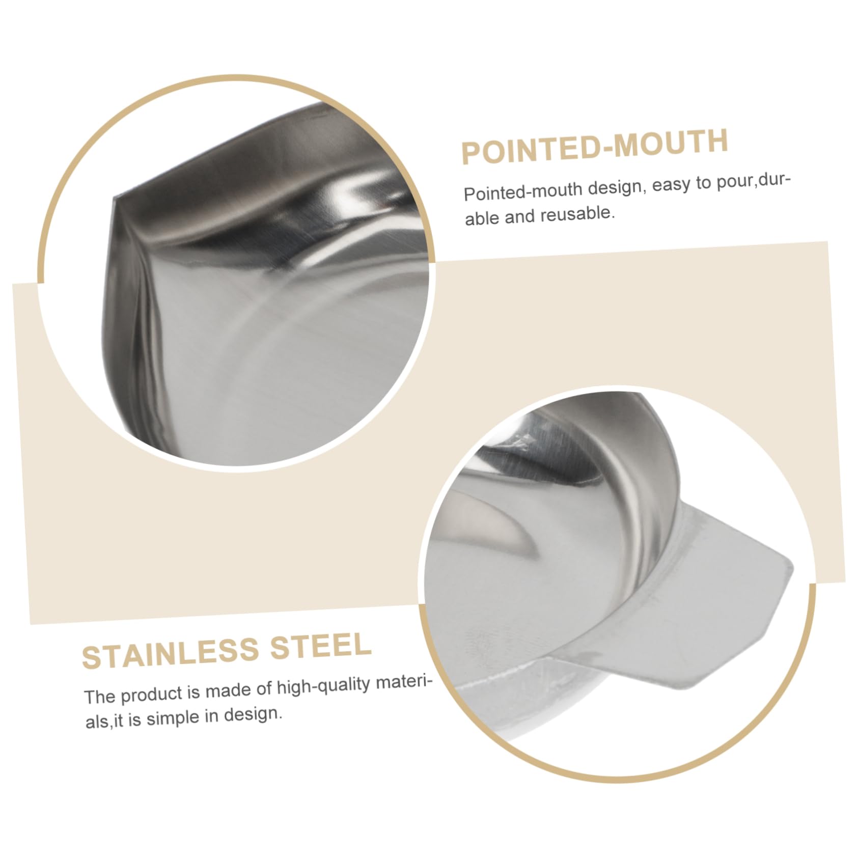 LALAFINA 10sets Metal Weighing Cups Mini Scale Trays Electronic Scale Accessory Jewelry Weighing Tray 2pcs*10